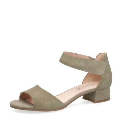 Caprice Carla suède sandalen taupe Caprice Carla suède sandalen taupe