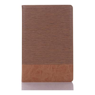 Shop4 - Samsung Galaxy Tab S5e Hoes - Book Cover Denim en Leer Bruin