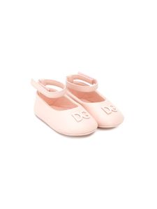 Dolce & Gabbana Kids ballerines à bride cheville - Tons neutres