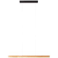 Brilliant Hanglamp Ainara zwart met hout G99442/36 - thumbnail