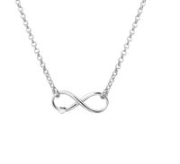 Huiscollectie Zilveren Ketting Infinity En Hart 2,0 mm 40 + 4 cm