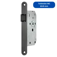 Artitec Mi Satori Toiletslot WC 63/8 mm 1200 Serie Mat Zwart