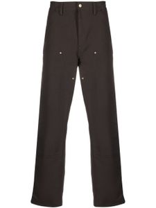 Carhartt WIP pantalon Double Knee à coupe droite - Marron