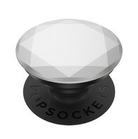 POPSOCKETS Metallic Diamond Silver Smartphone-standaard Zilver, Metallic - thumbnail