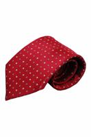 Rode zijden stropdas Ispani 01