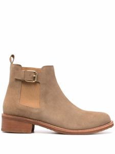 Tila March bottines en cuir à boucle - Tons neutres