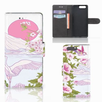 Huawei P10 Telefoonhoesje met Pasjes Bird Standing Huawei P10 Telefoonhoesje met Pasjes Bird Standing