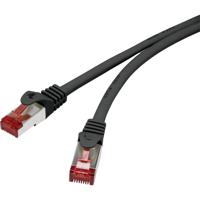 Renkforce RF-4965870 RJ45 Netwerkkabel, patchkabel CAT 6 S/FTP 30.00 m Zwart Snagless, Vergulde steekcontacten, Vlambestendig 1 stuk(s) - thumbnail