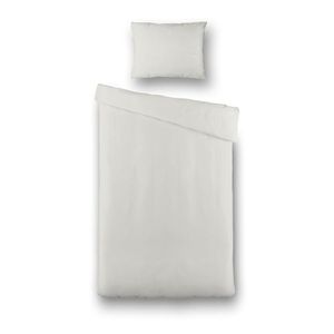 Presence Percale Uni - Off White Dekbedovertrek 1-persoons (140 x 200/220 cm + 1 kussensloop) Dekbedovertrek