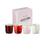 LE CREUSET - Petit Fours - Koffiebekers 0,20l 4-dlg - thumbnail