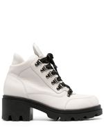 Emporio Armani bottines Chalet Collection 60 mm - Blanc