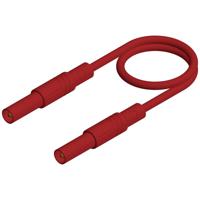 SKS Hirschmann MLS GG 200/1 rt Veiligheidsmeetsnoer Banaanstekker 4 mm Banaanstekker 4 mm 2.00 m Rood 1 stuk(s)