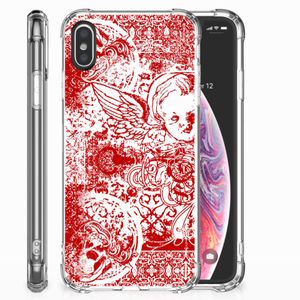 Extreme Case Apple iPhone X | Xs Angel Skull Rood