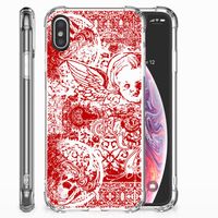 Extreme Case Apple iPhone X | Xs Angel Skull Rood