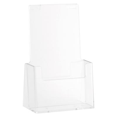 Helit H2351002 Folderhouder Glas (helder) 1/3 DIN A4 staand Aantal vakken 1 1 stuk(s) (b x h x d) 116 x 186 x 65 mm