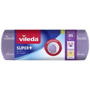 Vileda SUPER+ 30L Lavendel 171945 Afvalzak 30 l Lavendelgeur 15 stuk(s)