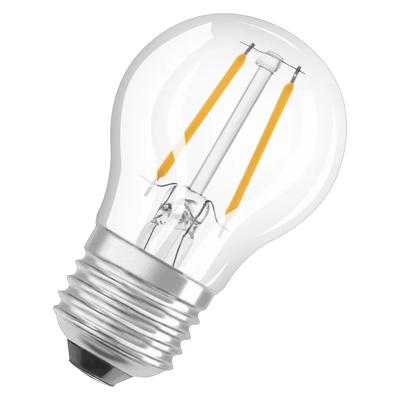 OSRAM 4058075435148 LED-lamp Energielabel E (A - G) E27 Peer 4 W = 40 W Koudwit (Ø x l) 45 mm x 77 mm 1 stuk(s)
