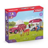 Schleich HORSE CLUB Avontuur met Auto en Paardentrailer 42535 - thumbnail