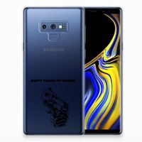 Samsung Galaxy Note 9 Silicone-hoesje Gun Don't Touch My Phone