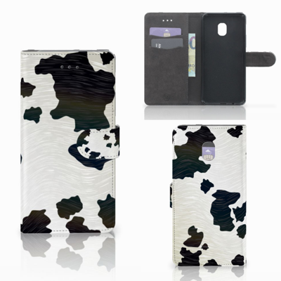 Samsung Galaxy J7 (2018) Telefoonhoesje met Pasjes Koeienvlekken Samsung Galaxy J7 (2018) Telefoonhoesje met Pasjes Koeienvlekken