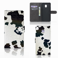 Samsung Galaxy J7 (2018) Telefoonhoesje met Pasjes Koeienvlekken
