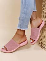 Summer Casual Plain Slide Sandals