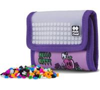 Pixie crew portemonnee met pixels Hello Kitty 13 cm paars