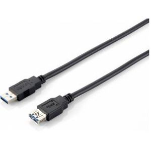 Equip 128399 USB-kabel 3 m USB 3.2 Gen 1 (3.1 Gen 1) USB A Zwart