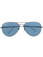 Ray-Ban lunettes de soleil à monture aviateur - Argent