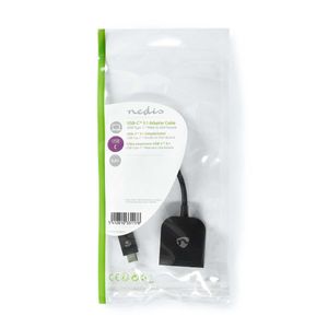 Nedis USB-C©-adapterkabel | Type-C© Male - VGA Female | 0,2 m | Zwart