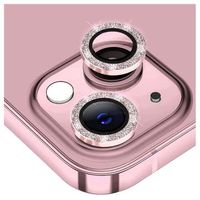 Hat Prince Glitter iPhone 14/14 Plus Camera Lens Beschermer - Roze - thumbnail