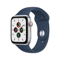Apple Watch SE Cell 44mm Silver Aluminium Case/Abyss Blue Sport Band ITA MKRY3TY/A