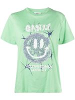 GANNI t-shirt à imprimé graphique - Vert - thumbnail