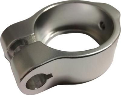 Gazelle zadelpenklem 34,9 mm aluminium zilver