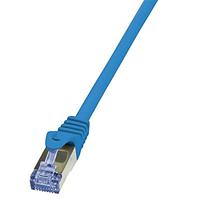 LogiLink CQ3056S CAT6A S/FTP patchkabel PrimeLine AWG26 PIMF LSZH blauw 2,00m