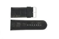 Horlogeband Universeel 61324EB.10.36 Leder Zwart 36mm - thumbnail