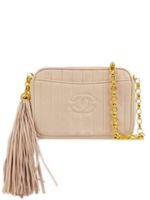 CHANEL Pre-Owned sac porté épaule Mademoiselle Fringe (1992) - Rose