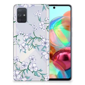 Samsung Galaxy A71 Uniek TPU Case Blossom White