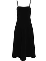 By Malene Birger robe évasée à encolure carrée - Noir