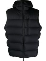 Moncler padded hooded gilet - Noir