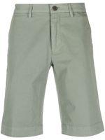 Canali short chino en coton stretch - Vert - thumbnail