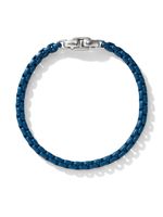 David Yurman bracelet Box Chain en argent sterling - Bleu