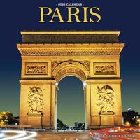 Paris Calendar 2026 Square Travel Wall Calendar - 16 Month