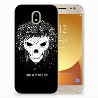 Silicone Back Case Samsung Galaxy J5 2017 Skull Hair - thumbnail