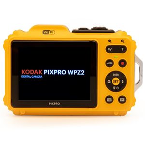 Kodak Pixpro WPZ2 Digitale camera 15 Mpix Zoom optisch: 4 x Geel Incl. accu, Incl. flitser Beeldstabilisatie, WiFi, Waterdicht, Onderwatercamera,