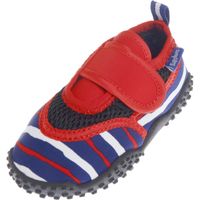 UV waterschoenen blauw/rood gestreept voor kinderen