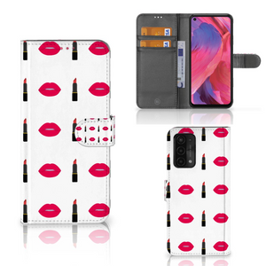 OPPO A54 5G | A74 5G | A93 5G Telefoon Hoesje Lipstick Kiss