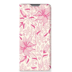 Xiaomi 12 Pro Smart Cover Pink Flowers