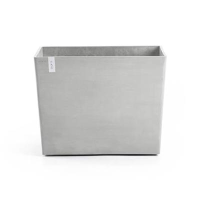 Ecopots Paris Bloempot Met Wielen B 85 x D 40 cm - Witgrijs Ecopots Paris Bloempot Met Wielen B 85 x D 40 cm - Witgrijs