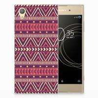 Sony Xperia XA1 Plus TPU bumper Aztec Paars